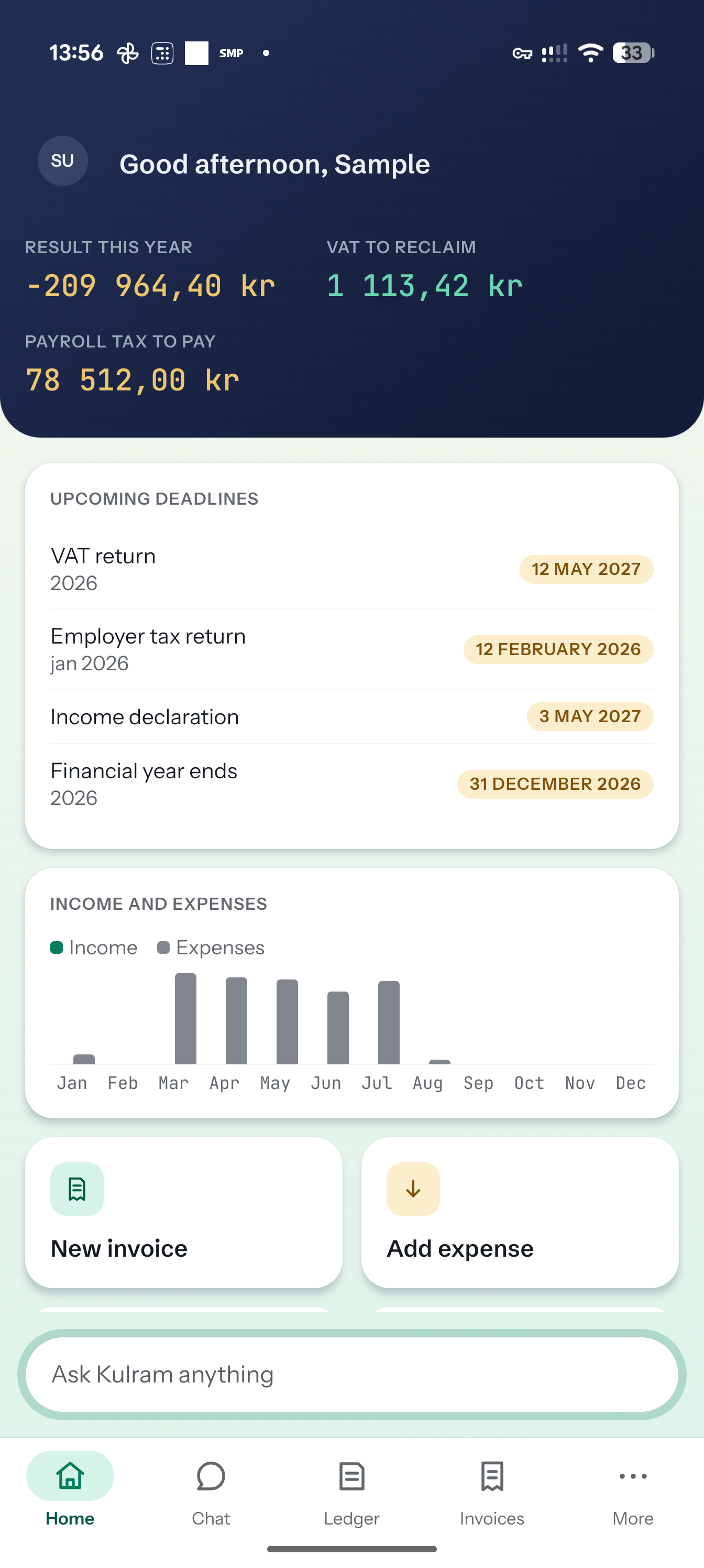 Kulram home with VAT to reclaim